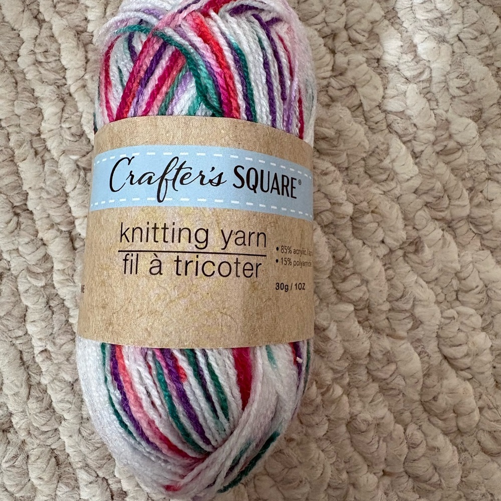 Crafter's Square Multicolor Knitting Yarn - Variegated Pastels